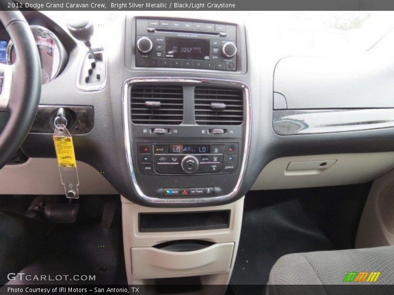 Bright Silver Metallic / Black/Light Graystone 2012 Dodge Grand Caravan Crew