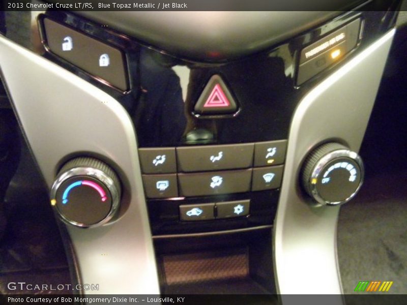 Blue Topaz Metallic / Jet Black 2013 Chevrolet Cruze LT/RS