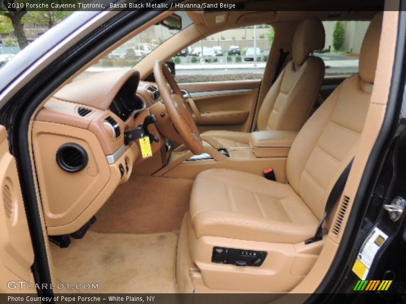 Basalt Black Metallic / Havanna/Sand Beige 2010 Porsche Cayenne Tiptronic
