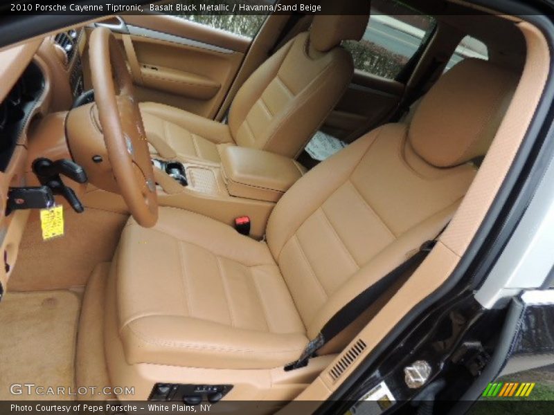 Basalt Black Metallic / Havanna/Sand Beige 2010 Porsche Cayenne Tiptronic