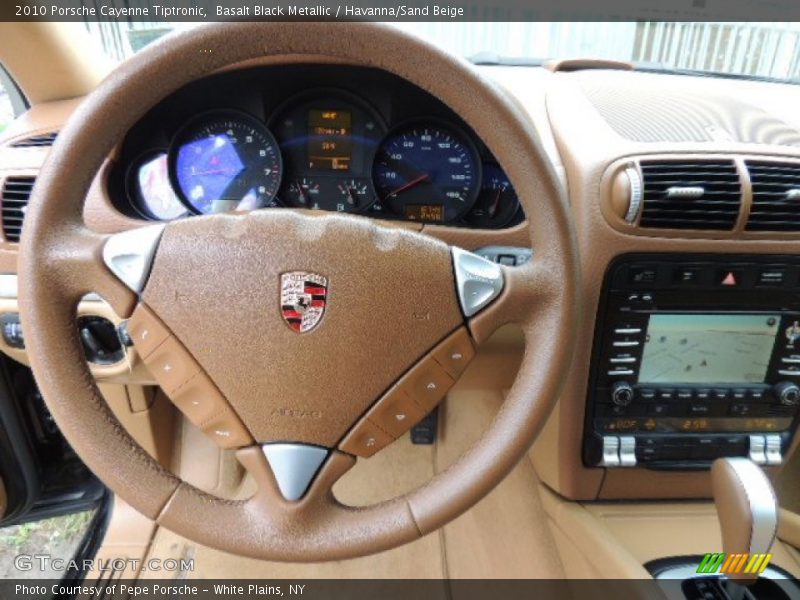 Basalt Black Metallic / Havanna/Sand Beige 2010 Porsche Cayenne Tiptronic