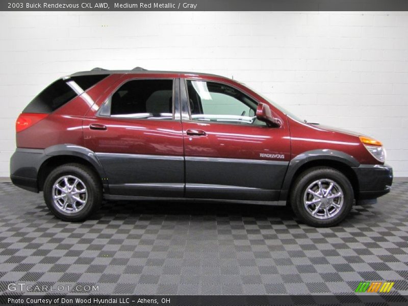 Medium Red Metallic / Gray 2003 Buick Rendezvous CXL AWD