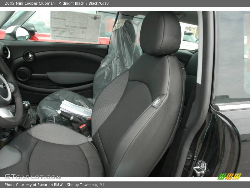 Midnight Black / Black/Grey 2009 Mini Cooper Clubman