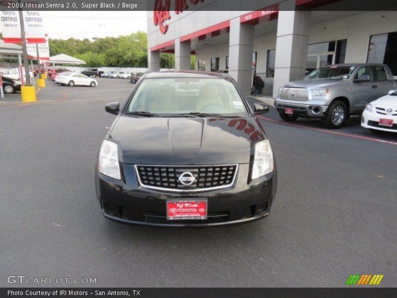 Super Black / Beige 2009 Nissan Sentra 2.0