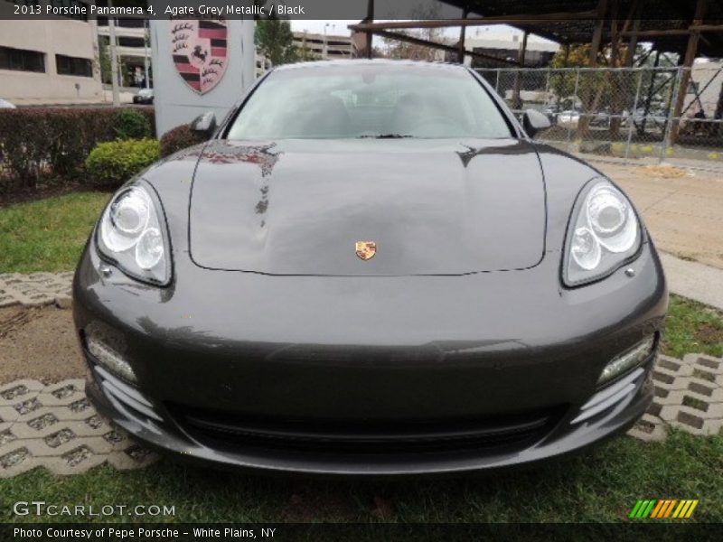 Agate Grey Metallic / Black 2013 Porsche Panamera 4