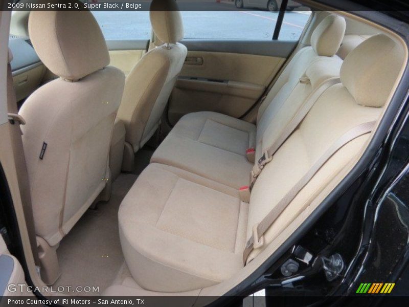 Super Black / Beige 2009 Nissan Sentra 2.0