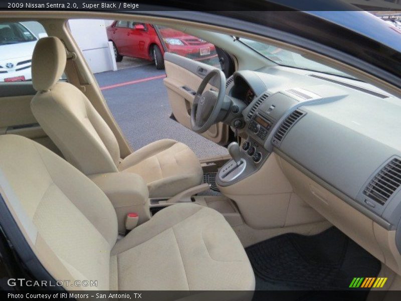 Super Black / Beige 2009 Nissan Sentra 2.0