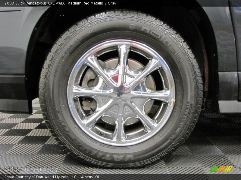 Medium Red Metallic / Gray 2003 Buick Rendezvous CXL AWD