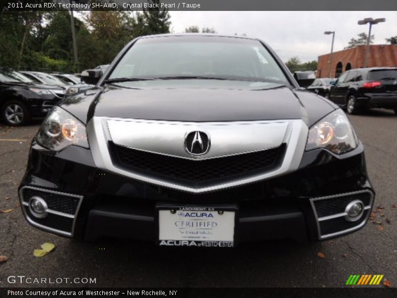Crystal Black Pearl / Taupe 2011 Acura RDX Technology SH-AWD