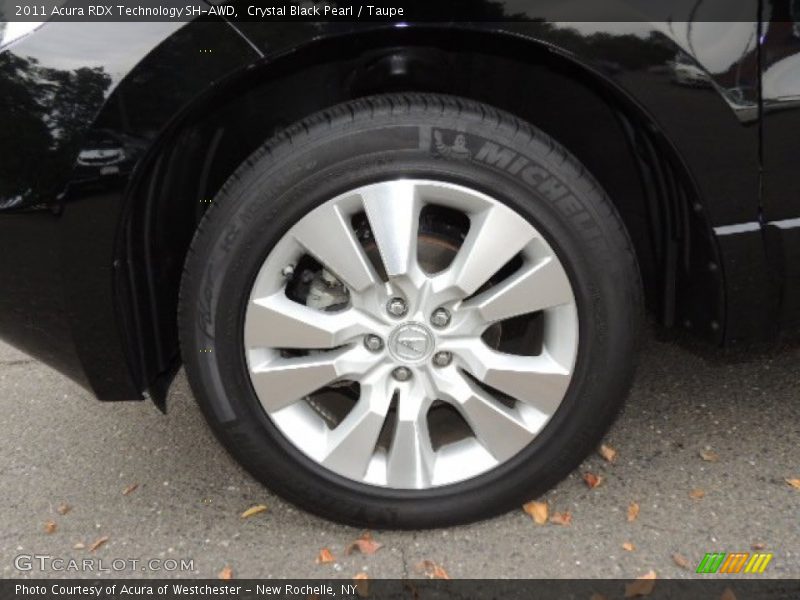 Crystal Black Pearl / Taupe 2011 Acura RDX Technology SH-AWD