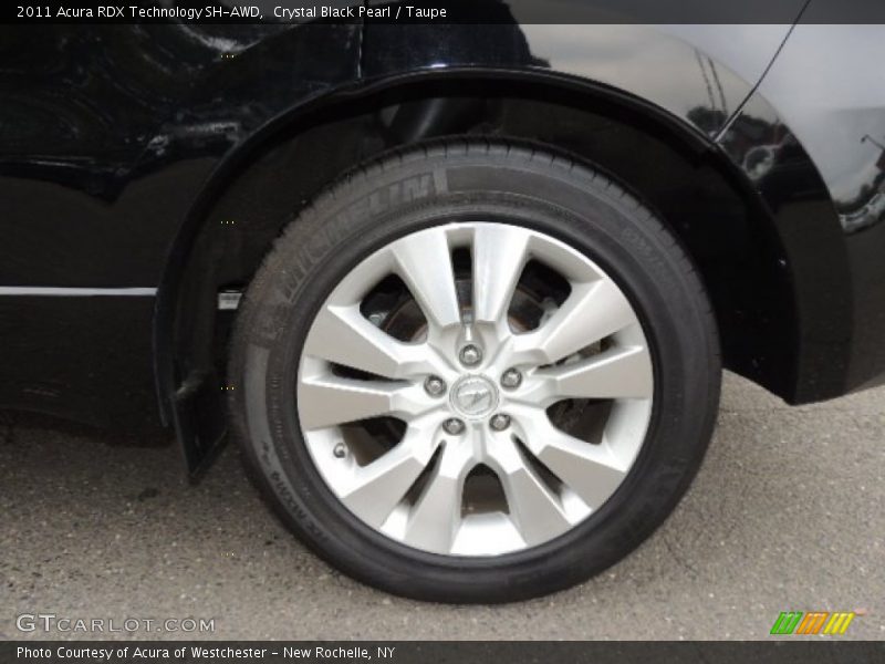 Crystal Black Pearl / Taupe 2011 Acura RDX Technology SH-AWD