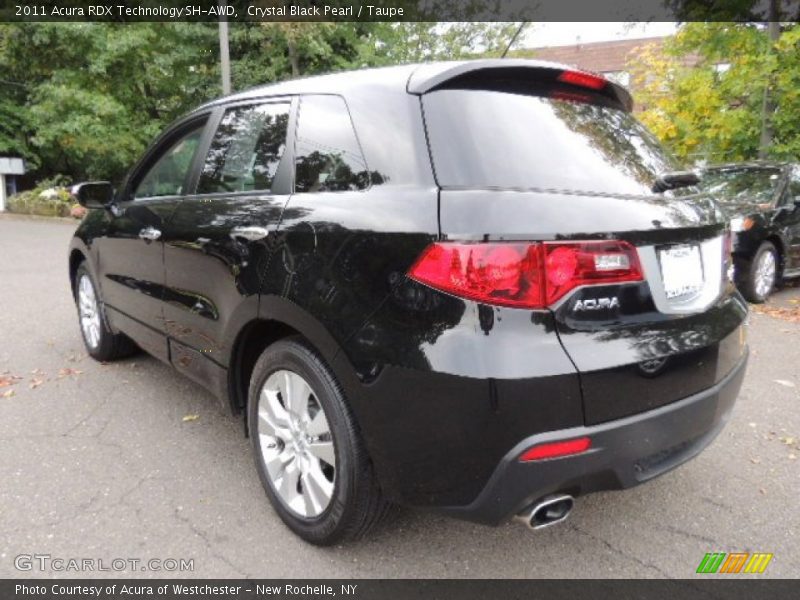 Crystal Black Pearl / Taupe 2011 Acura RDX Technology SH-AWD