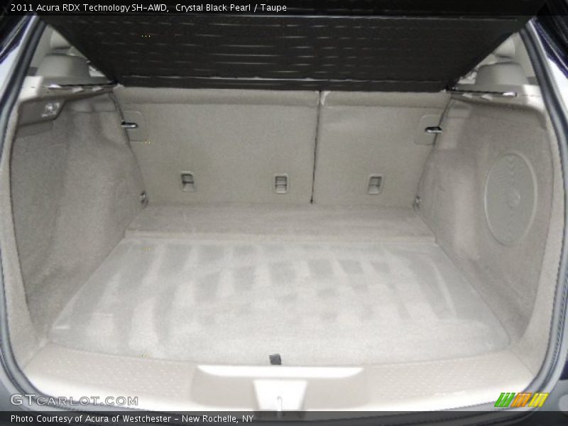 Crystal Black Pearl / Taupe 2011 Acura RDX Technology SH-AWD