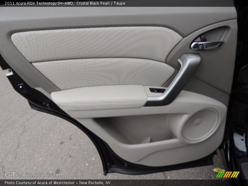 Crystal Black Pearl / Taupe 2011 Acura RDX Technology SH-AWD