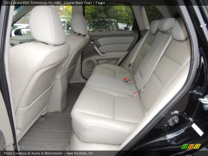 Crystal Black Pearl / Taupe 2011 Acura RDX Technology SH-AWD