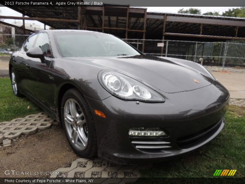 Agate Grey Metallic / Black 2013 Porsche Panamera 4