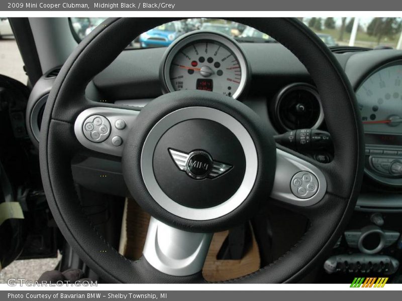 Midnight Black / Black/Grey 2009 Mini Cooper Clubman