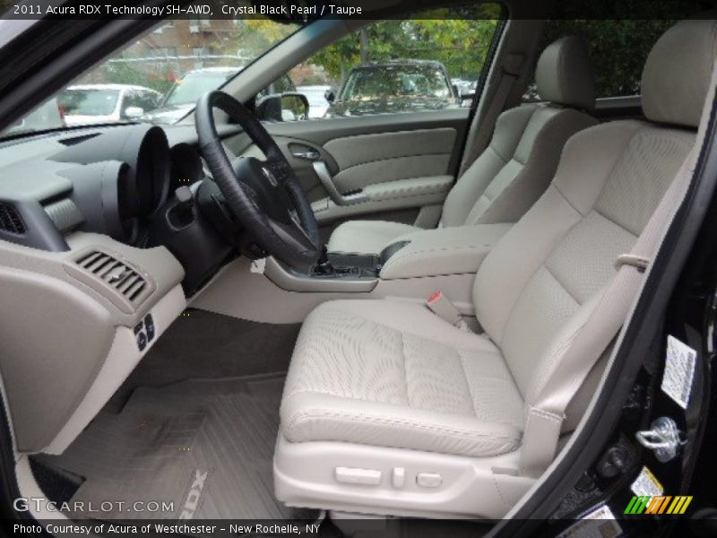 Crystal Black Pearl / Taupe 2011 Acura RDX Technology SH-AWD