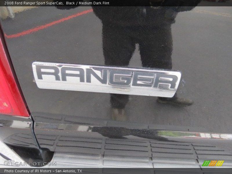 Black / Medium Dark Flint 2008 Ford Ranger Sport SuperCab