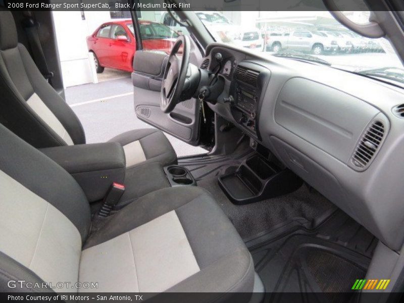 Black / Medium Dark Flint 2008 Ford Ranger Sport SuperCab