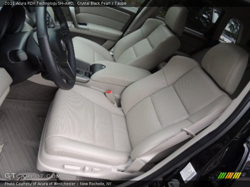 Crystal Black Pearl / Taupe 2011 Acura RDX Technology SH-AWD