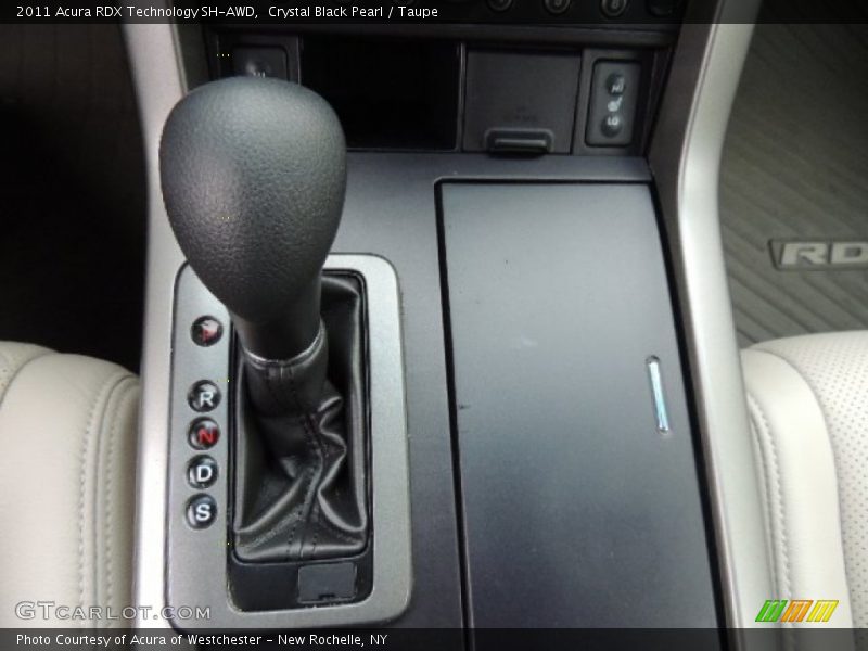 Crystal Black Pearl / Taupe 2011 Acura RDX Technology SH-AWD