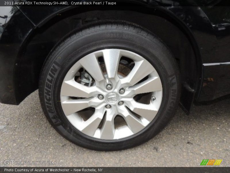 Crystal Black Pearl / Taupe 2011 Acura RDX Technology SH-AWD