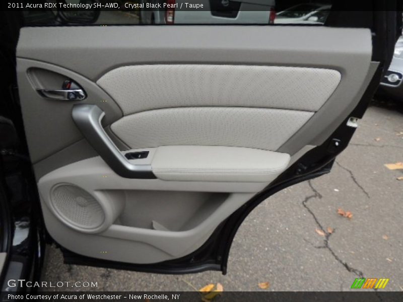 Crystal Black Pearl / Taupe 2011 Acura RDX Technology SH-AWD