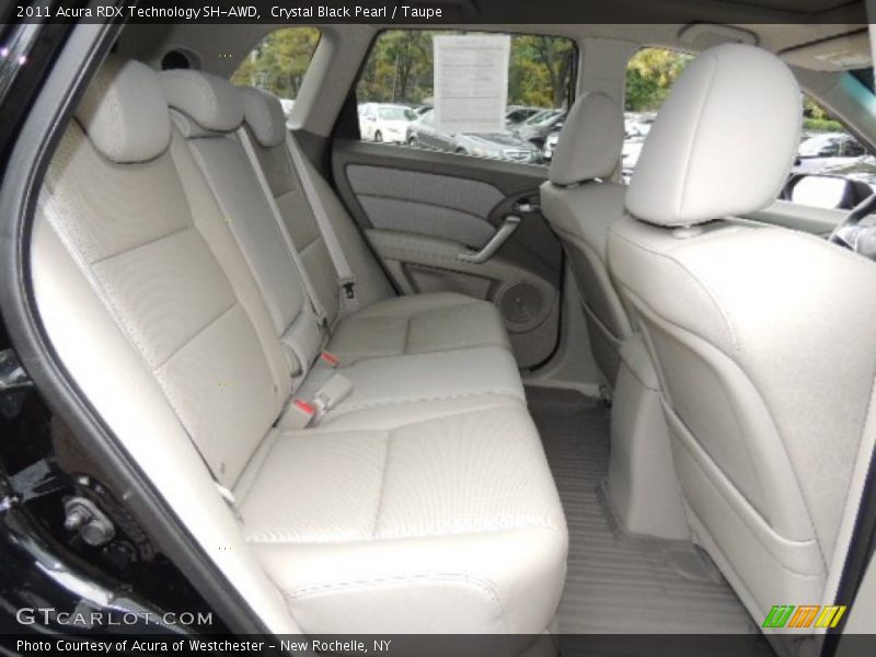Crystal Black Pearl / Taupe 2011 Acura RDX Technology SH-AWD