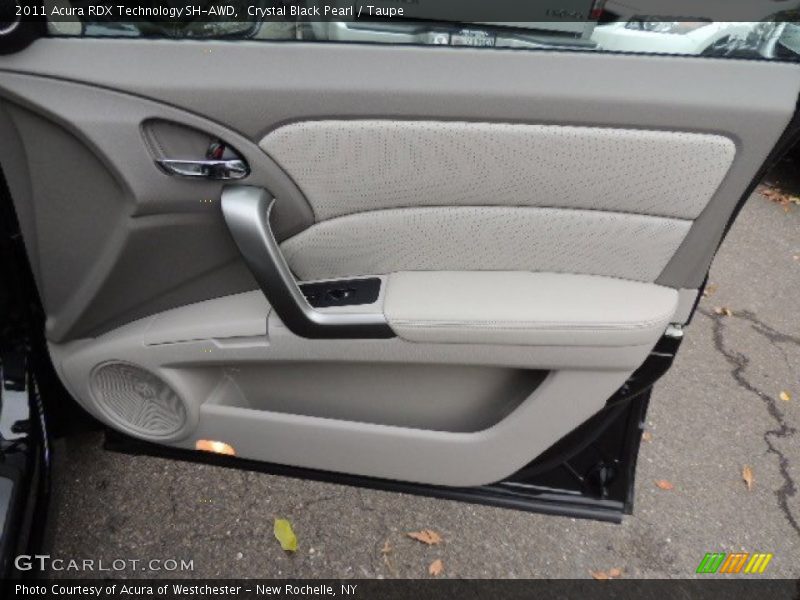 Crystal Black Pearl / Taupe 2011 Acura RDX Technology SH-AWD
