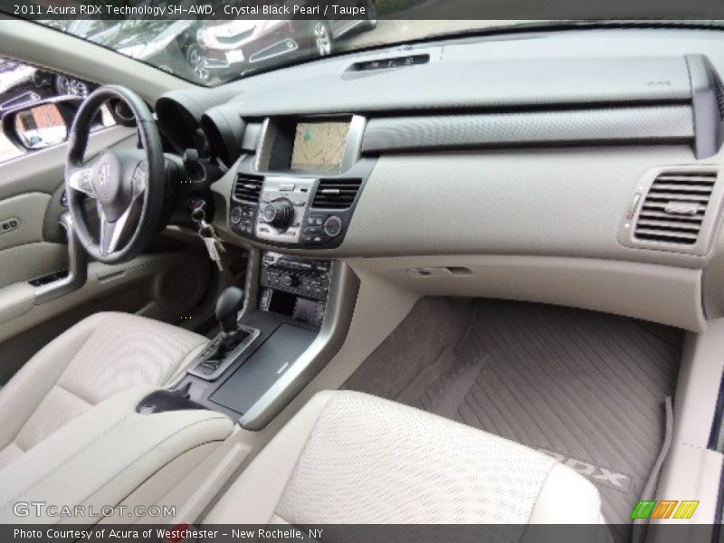 Crystal Black Pearl / Taupe 2011 Acura RDX Technology SH-AWD