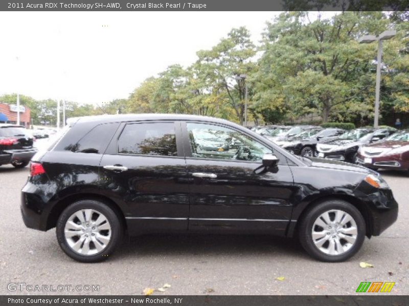 Crystal Black Pearl / Taupe 2011 Acura RDX Technology SH-AWD