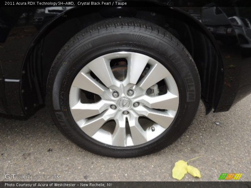 Crystal Black Pearl / Taupe 2011 Acura RDX Technology SH-AWD