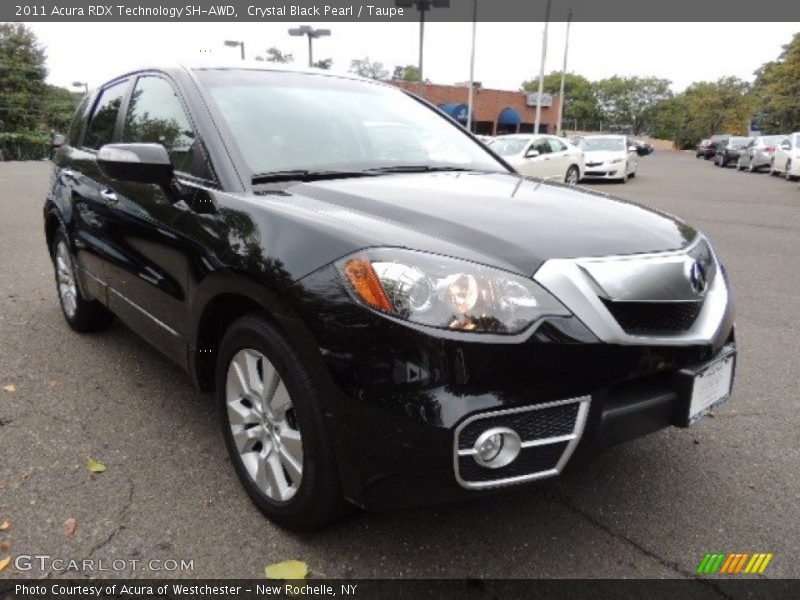 Crystal Black Pearl / Taupe 2011 Acura RDX Technology SH-AWD