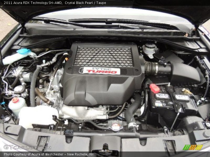 Crystal Black Pearl / Taupe 2011 Acura RDX Technology SH-AWD