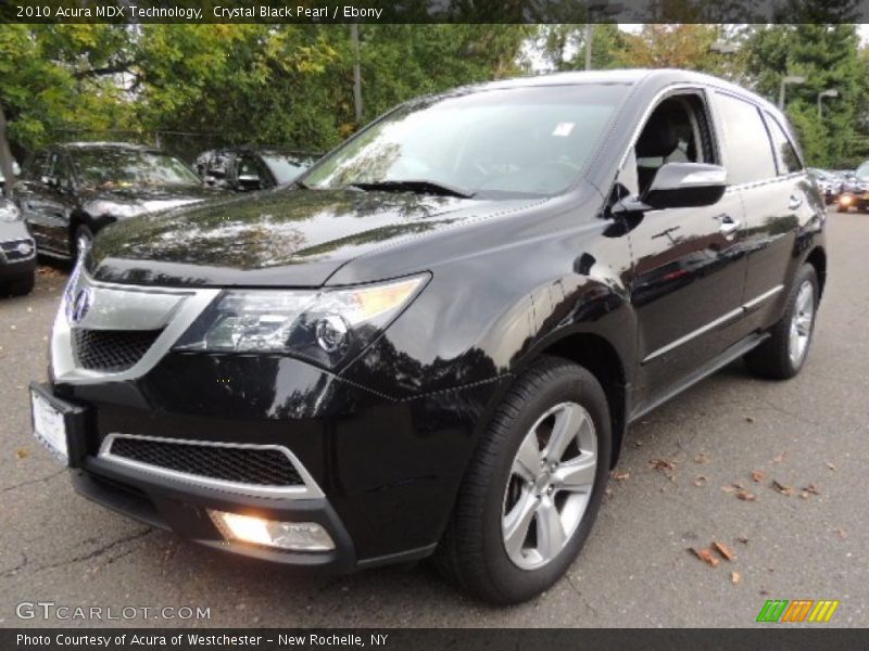 Crystal Black Pearl / Ebony 2010 Acura MDX Technology