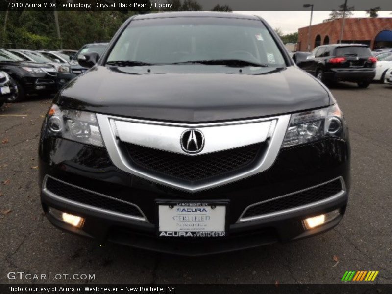 Crystal Black Pearl / Ebony 2010 Acura MDX Technology