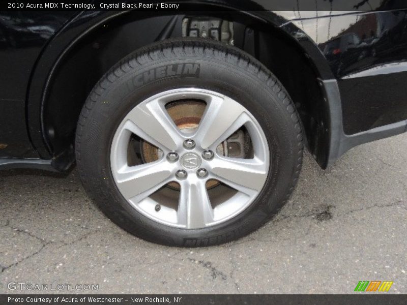 Crystal Black Pearl / Ebony 2010 Acura MDX Technology