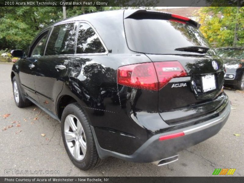 Crystal Black Pearl / Ebony 2010 Acura MDX Technology