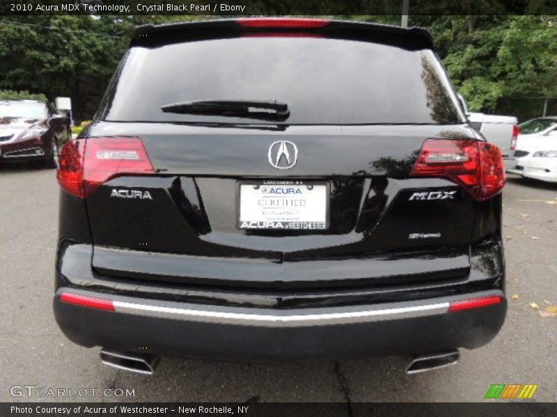 Crystal Black Pearl / Ebony 2010 Acura MDX Technology