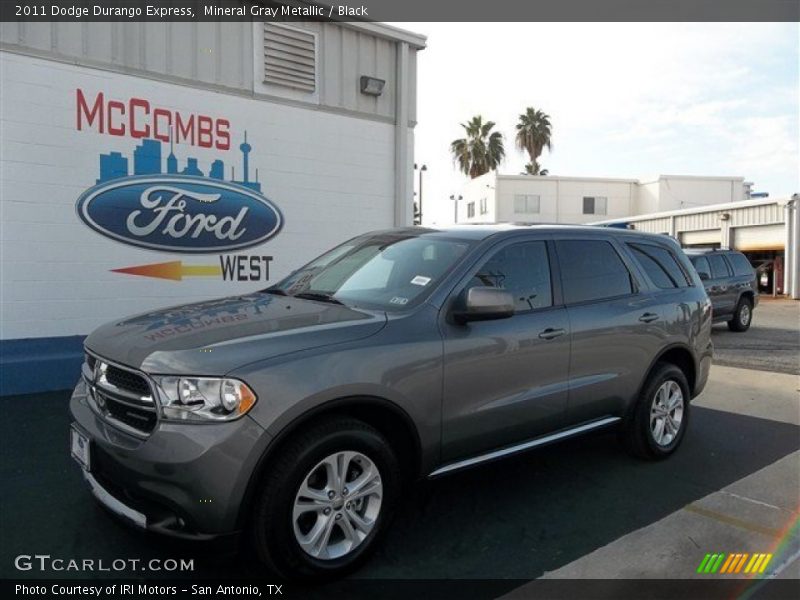 Mineral Gray Metallic / Black 2011 Dodge Durango Express