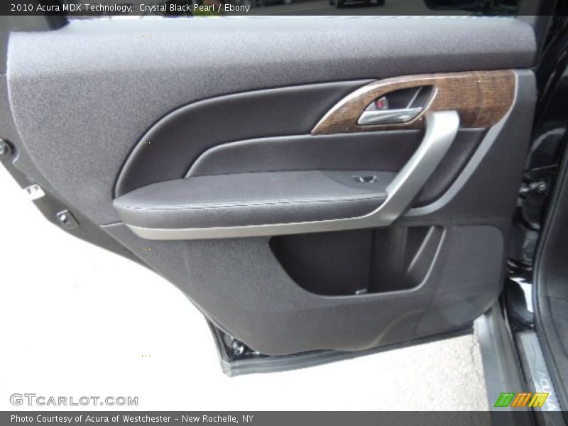 Crystal Black Pearl / Ebony 2010 Acura MDX Technology