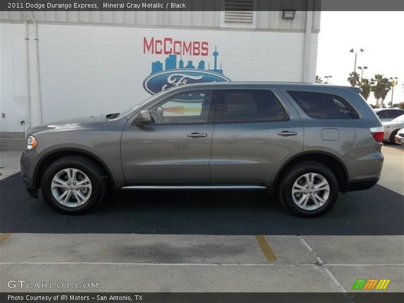 Mineral Gray Metallic / Black 2011 Dodge Durango Express