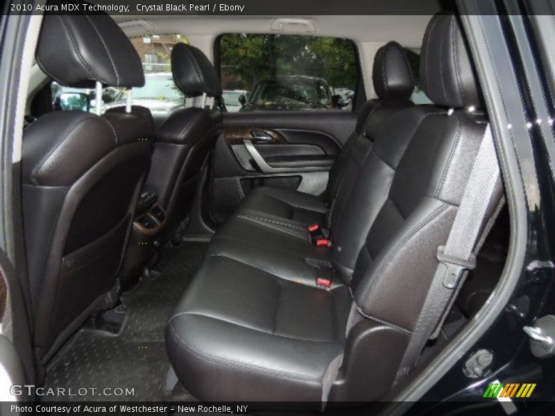 Crystal Black Pearl / Ebony 2010 Acura MDX Technology