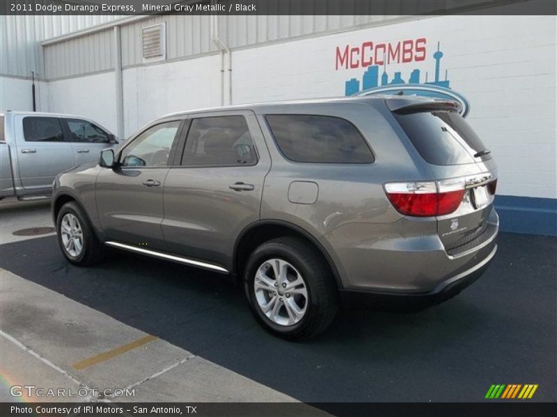 Mineral Gray Metallic / Black 2011 Dodge Durango Express
