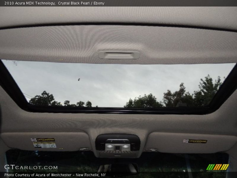 Crystal Black Pearl / Ebony 2010 Acura MDX Technology