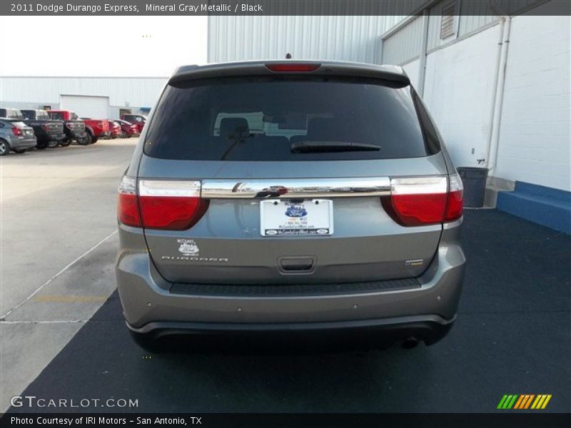 Mineral Gray Metallic / Black 2011 Dodge Durango Express