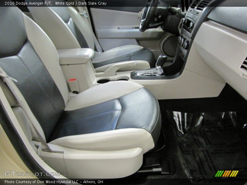 White Gold / Dark Slate Gray 2010 Dodge Avenger R/T