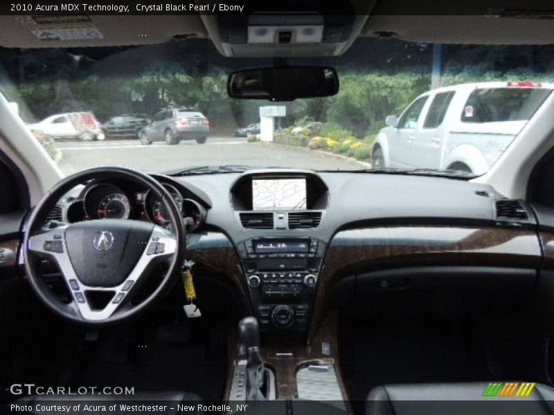 Crystal Black Pearl / Ebony 2010 Acura MDX Technology