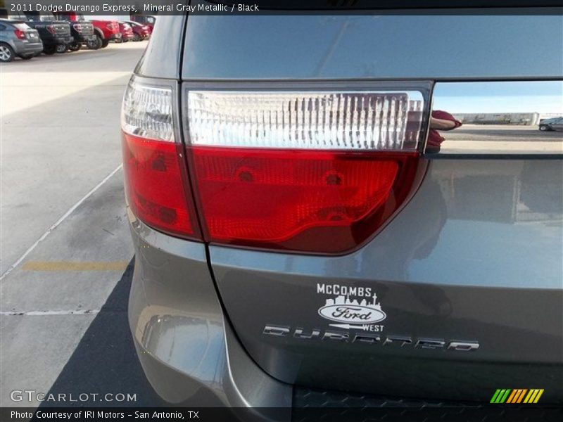 Mineral Gray Metallic / Black 2011 Dodge Durango Express